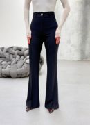 230 Gr Poly Viscose Full Lycra İspanyol Paça Pantolon resmi